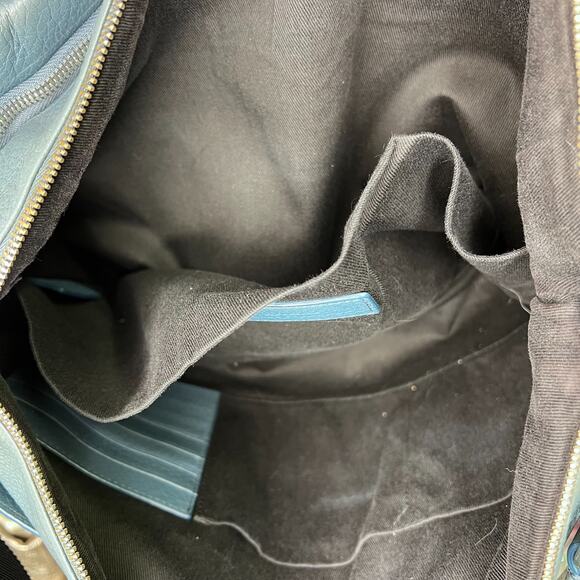 BALLY MIGAN BLUE BUSINESS/LAPTOP BAG/SATCHEL SHOULDER BRIEFCASE BAG LEATHER - Picture 9 of 11